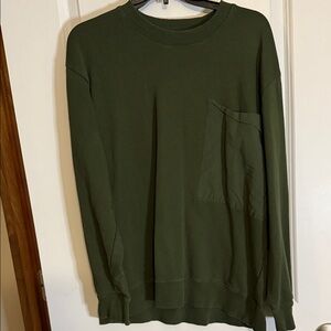 Topman Forest Green Knit Sweater